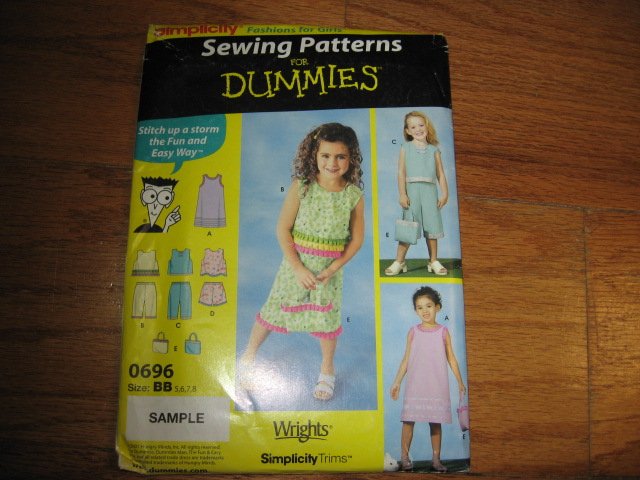 Image 0 of girl dress purse tops pants shorts to sew