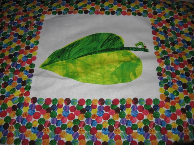 Image 3 of Hungry Caterpiller fabric panel 