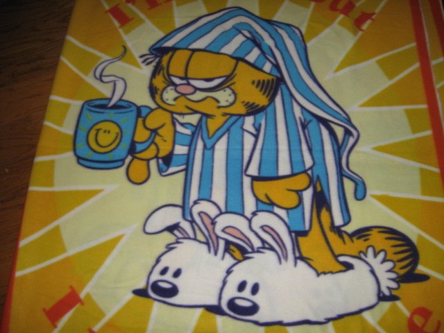 Image 1 of Garfield Rise and Shine Fleece blanket 