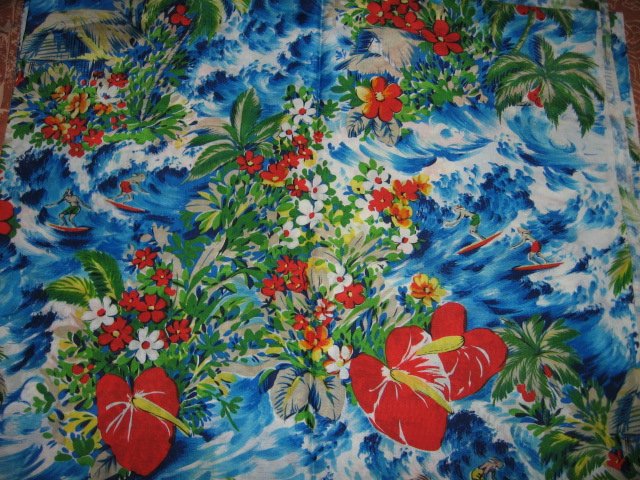 Image 2 of Surfboard fabric silky by Hoffman 