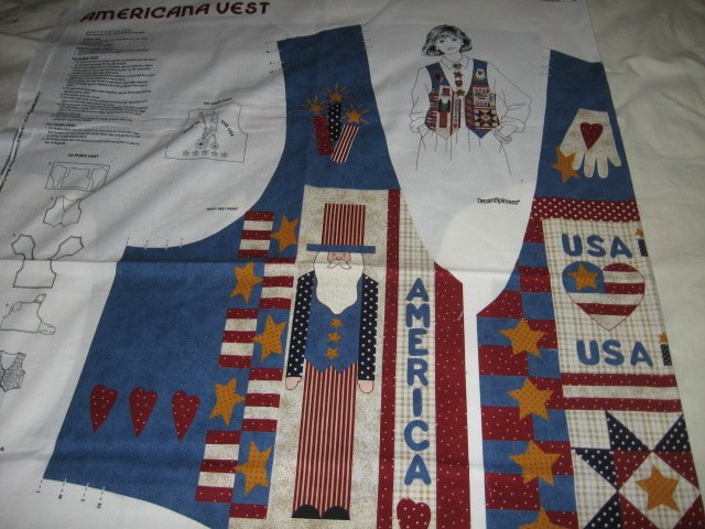 Image 0 of Americana vest   to sew for kids 