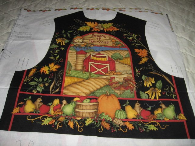 season of harvest vest fabric to sew for your favorite friends