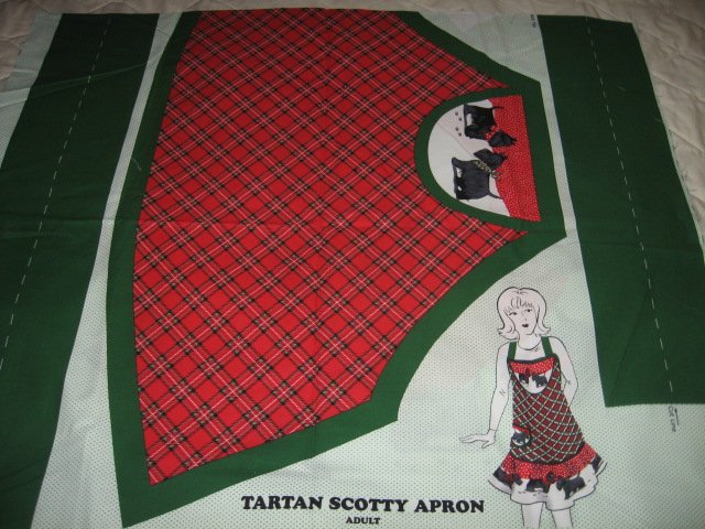 Tartan Scotty Apron to sew