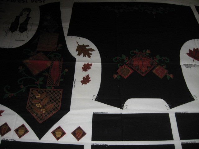 Image 1 of Black Forest Vest to sew