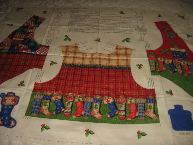 Yule Tide Ted Child Vest to sew