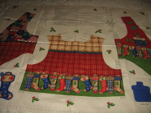 Image 0 of Yule Tide Ted Child Vest to sew