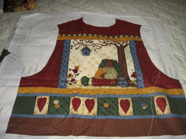 Country Bears At Heart Vest to sew