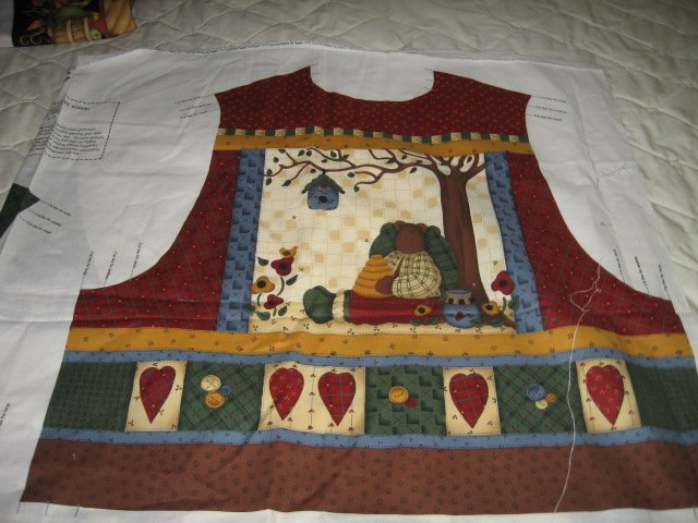 Image 1 of Country Bears At Heart Vest to sew