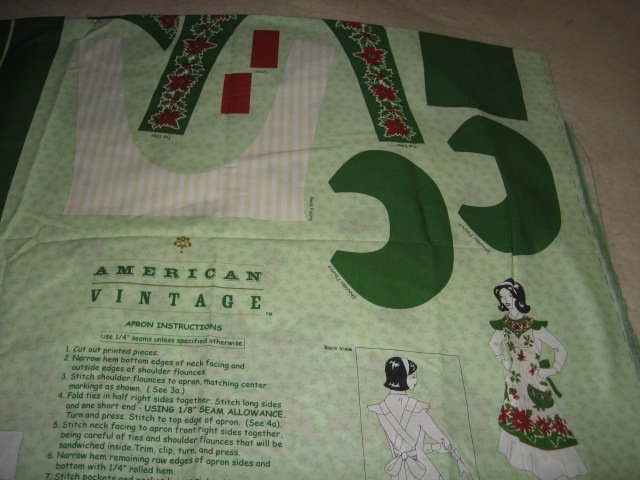 Image 1 of American Vintage Apron to sew