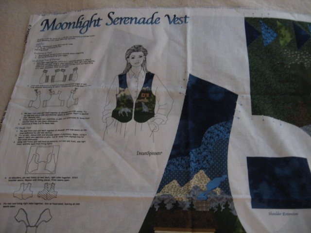 Image 1 of Moonlight Seranade Woman vest to sew