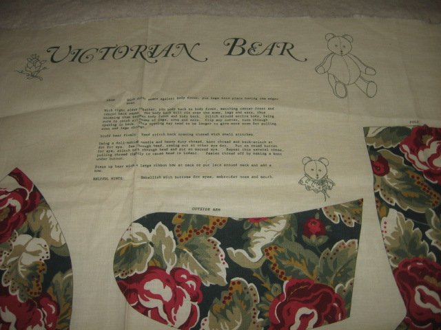 Image 1 of Victorian Bear you sew and stuff