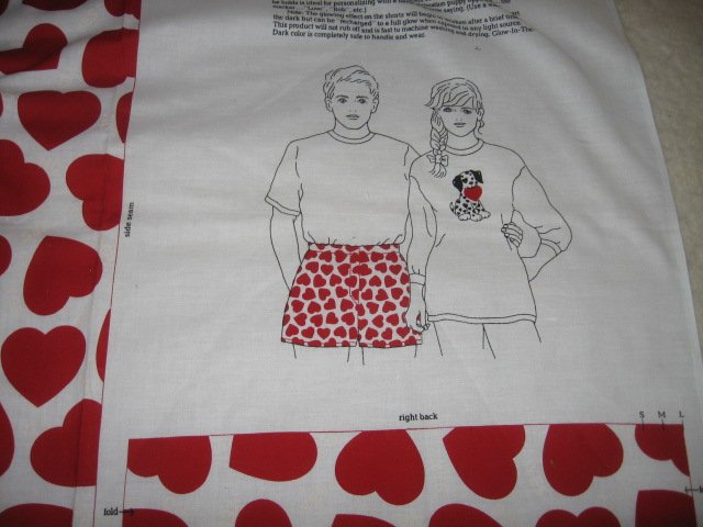 Image 0 of valentine boxer shorts  fabric dalmatian you make