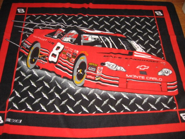 Dale Earnhardt Junior #8 Race Car Fleece Blanket for Fathers Day gift