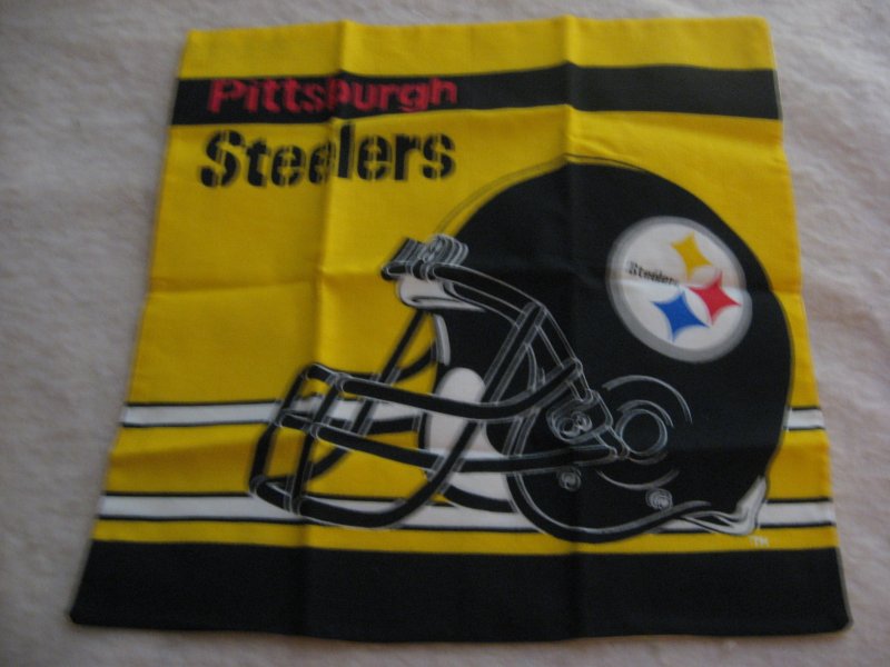 Pittsburgh Steelers football helmet fabric panel 