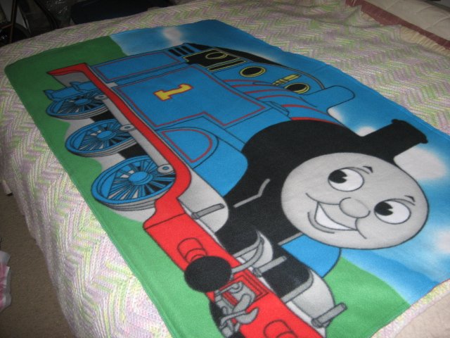 Train Thomas the tank Double Fleece Blanket 