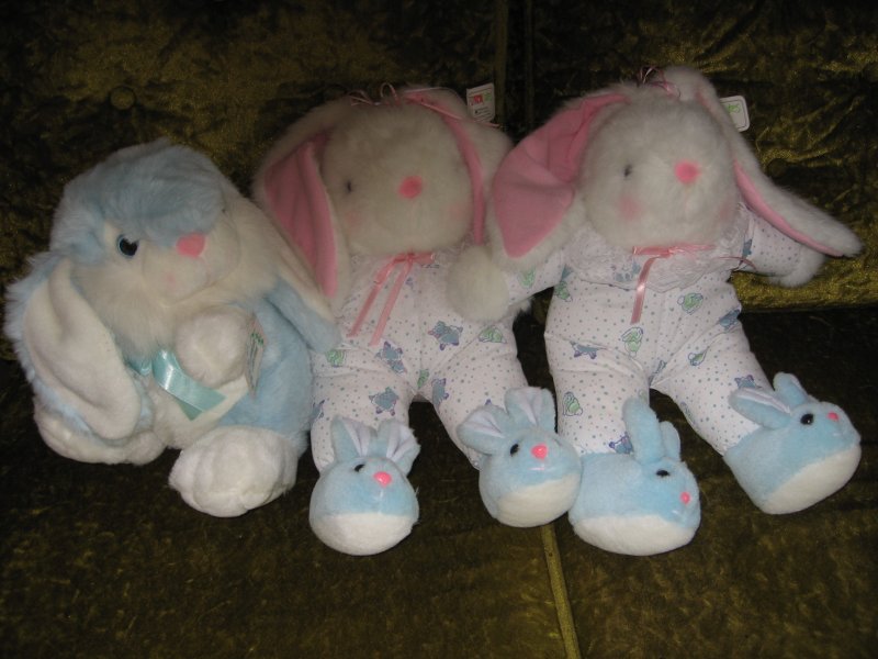 Easter Bunnies Three Adorable
