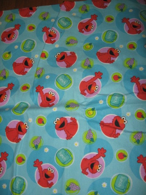 Sesame Street Elmo flannel  fabric by the yard