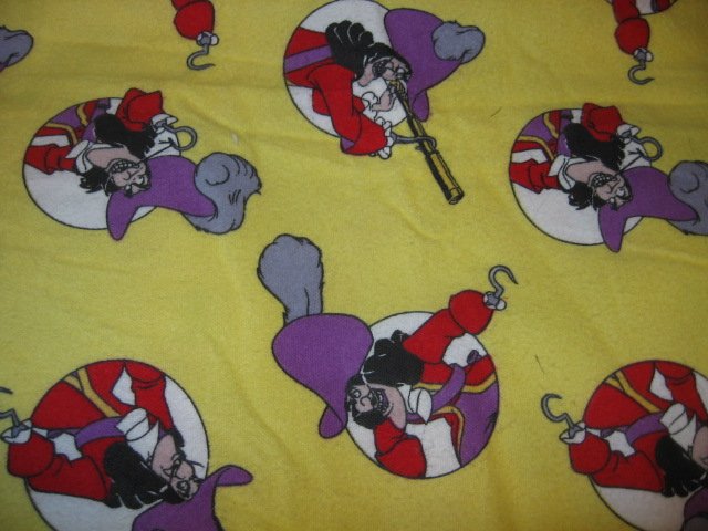 Image 0 of Captain Hook Peter Pan Disney flannel 