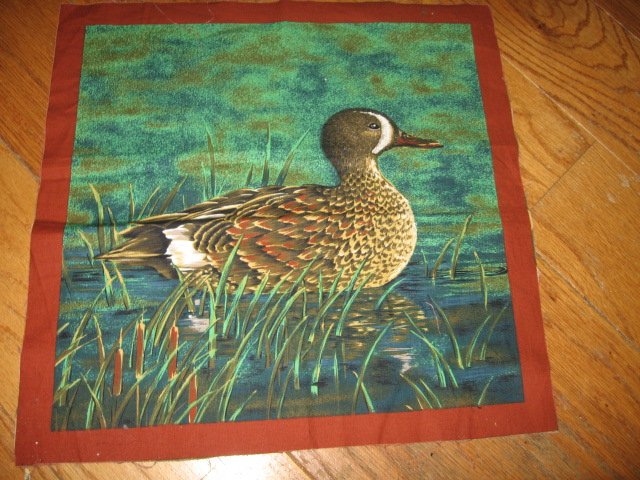  pretty duck in  the marsh fabric  to sew