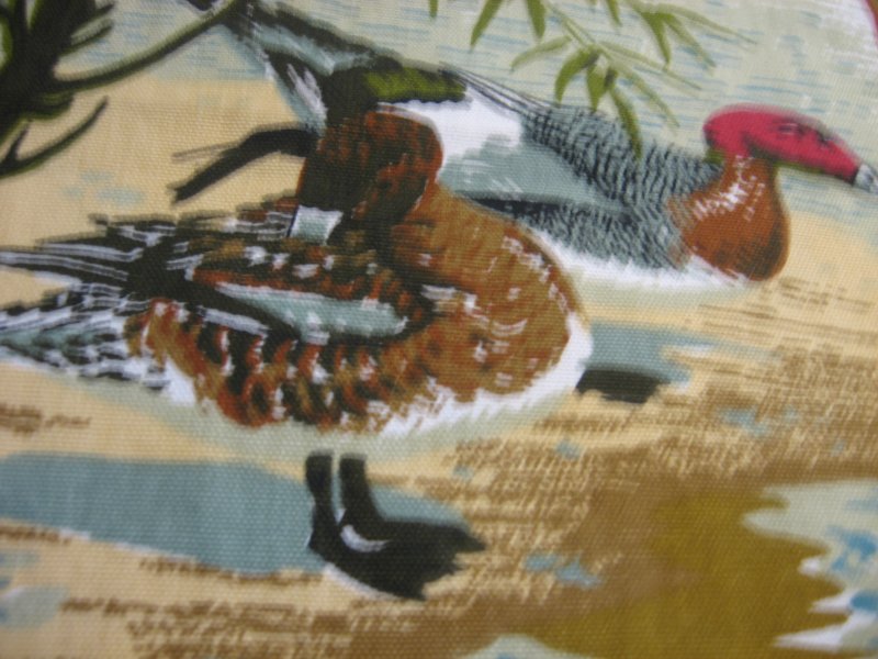 two  ducks sand marsh fabric two  pillow panels to sew