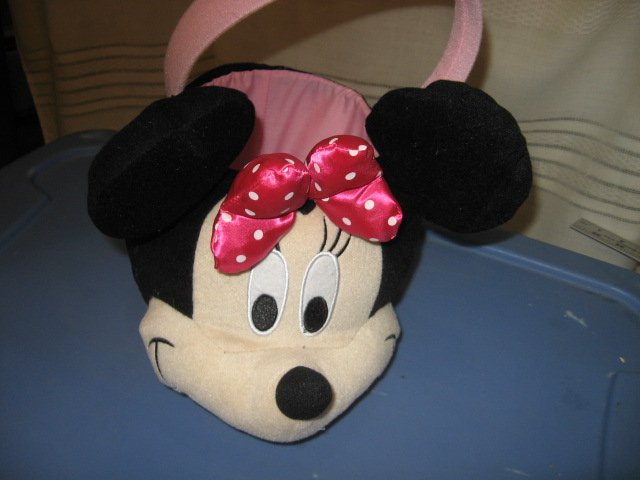 Image 0 of Minnie Mouse Halloween Candy Basket Like New