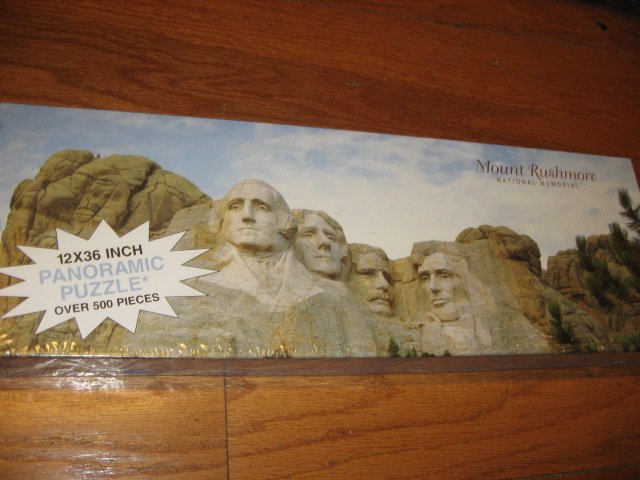 Image 1 of Mt Rushmore National Memorial Panoramic Puzzle  
