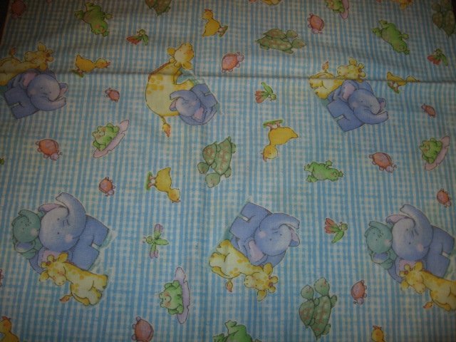 jungle animals baby 36X44 inches fabric Licensed Patty Heck 