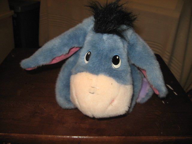 Image 1 of Disney Eeyore talking doll like new