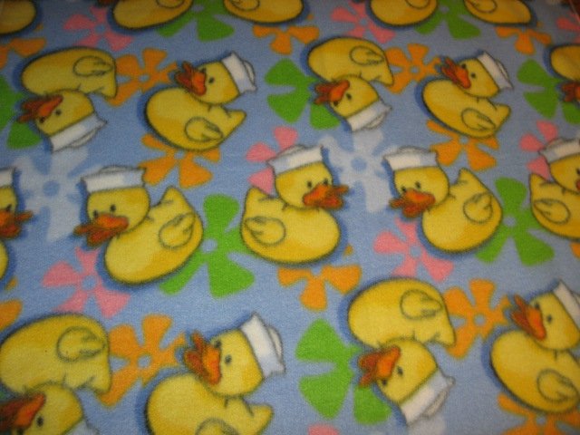  duckies sailor hats fleece fabric