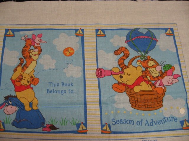 Image 1 of Winnie the Pooh Tigger Piglet Season of Adventure baby Soft book Panel to sew /