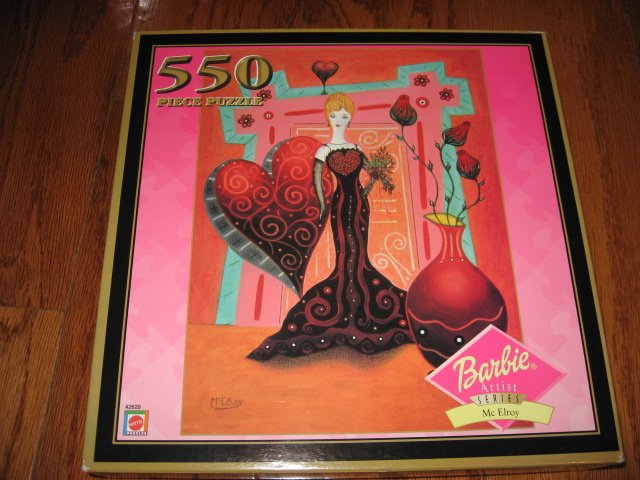 Mattel Barbie Doll 550 pieces Puzzle Artist series Mc Elroy year 2000 Unopened