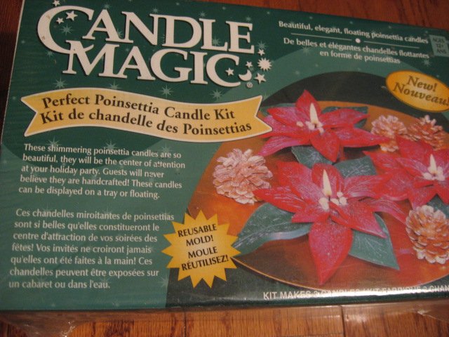 Candle Magic Pointsettia Kit Make 3 beautiful candles with a reusable mold