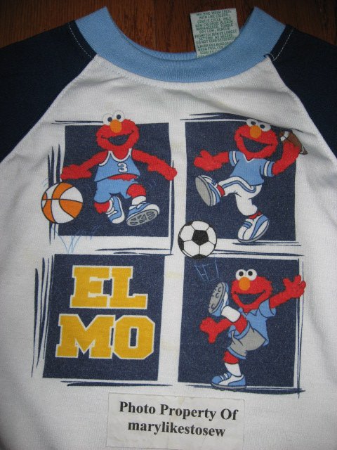 Image 2 of Licensed Sesame Street Elmo Fall Winter jacket top jeans Excellent condition 3T
