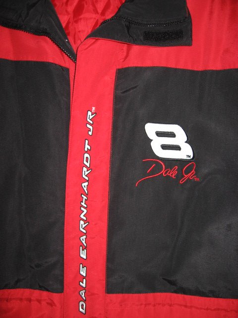 Image 1 of Dale Earnhardt Junior Nascar Winners Circle lined jacket with Budweiser Logo XL