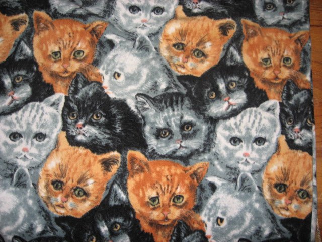 Cat Kitty handmade crate fleece blanket for dog cat ferret  /