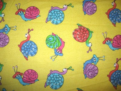 Whimsical snails hats Toddler Daycare Flannel Blanket 
