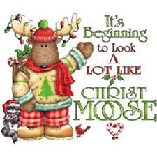 Thumbnail of Christ Moose Christmas tshirt