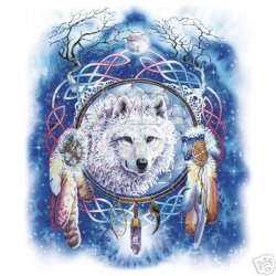 Thumbnail of Dream Catcher Wolf Sweatshirt or tshirt