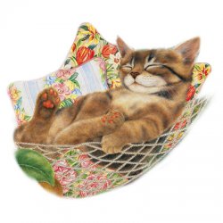 Thumbnail of Beach Bummin' Cat  tshirt