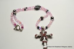 Thumbnail of Pink Cross Necklace