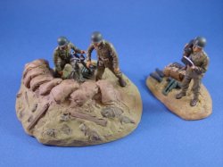 Thumbnail of 21st Century Toys 1:32 Scale WWII US Army Mortar Pit with Crew and Base