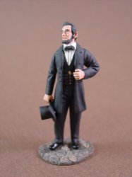 Thumbnail of W Britain Civil War Toy Soldiers President Abraham Lincoln 54mm Metal Figure
