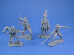 Thumbnail of CTS Alamo Playset Toy Soldiers 54mm Character Set of 4 in Gray