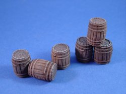Thumbnail of Wooden Barrel Set - Diorama and Display Pieces by Build-A-Rama