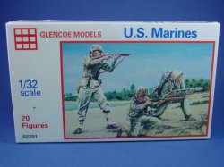 Thumbnail of Marx 1:32 US Marines Infantry by Glencoe Models 20 Figures in 12 Poses