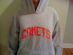 Thumbnail of Sports Gray Comets Tackle Twill Hooded Sweatshirt