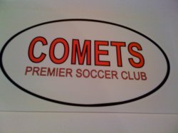 Thumbnail of Comets Car Decal