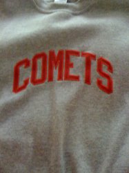 Thumbnail of Sports Gray Comets Tackle Twill Crew Neck Sweatshirt
