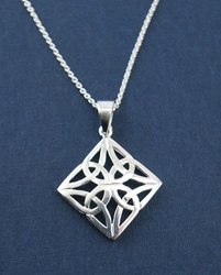 Thumbnail of Sterling Silver Round Celtic Pendant
