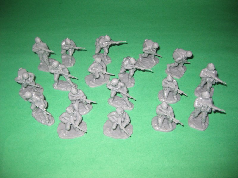 AIP 1/32nd Scale U.S. Army Iraqi Freedom Plastic Soldiers